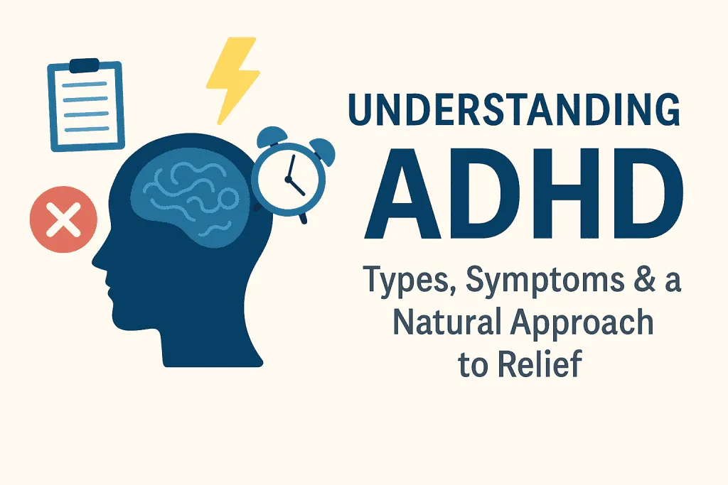 Understanding ADHD: Types, Symptoms & a Natural Approach to Relief
